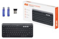 Клавіатура мембранна 2E, чорно-сірий (2E-KS250WBK_UA)