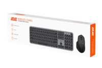 Комплект клавиатура и мышь 2E, серо-чёрный (2E-MK440WBGR_UA)