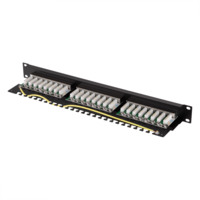 Патч-панель 2E САТ 6 FTP 19" 1U 24 порта, собранная (2E-PPNL6E-FTP-24)