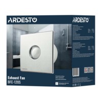 Витяжний вентилятор ARDESTO, сріблястий (BFC-120S)