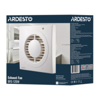 Вытяжной вентилятор ARDESTO, белый (BFO-120W)