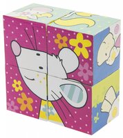 Кубики дерев'яні goki Мої друзі Susibelle (57511)