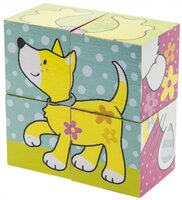 Кубики дерев'яні goki Мої друзі Susibelle (57511)