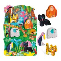 Дерев'яний пазл Headu Мій перший пазл Монтесорі Джунглі (IT22380)