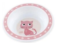Набор посуды Canpol babies пластиковый столовый Cute Animals, котик (4/401_pin)