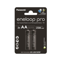 Акумулятор Panasonic Eneloop NI-MH Pro AA 2500 мАг, 2 шт. (BK-3HCDE/2CP) 