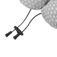 Подушка ортопедична ARDESTO Sleepwell Travel, 34х29х10см, сірий (ART3429NEP)