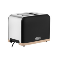 Тостер ARDESTO Wood Modern, чорний (T-F420BWD)