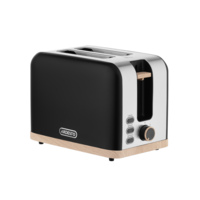 Тостер ARDESTO Wood Modern, чорний (T-F420BWD) 
