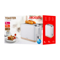 Тостер ARDESTO Wood Modern, білий (T-F420WWD)