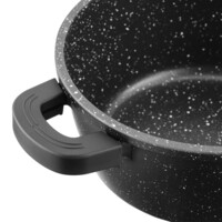 Каструля зі скляною кришкою ARDESTO Gemini Anzio, 1.2л, алюміній, чорний (AR2412GE)