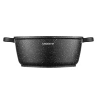 Каструля зі скляною кришкою ARDESTO Gemini Anzio, 5л, алюміній, чорний (AR2454GE)