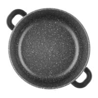 Каструля зі скляною кришкою ARDESTO Gemini Anzio, 5л, алюміній, чорний (AR2454GE)