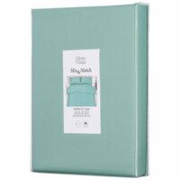 Комплект постільної білизни ARDESTO Mix&Match, півтораспальний, сатин, зелений (ART1622SG)