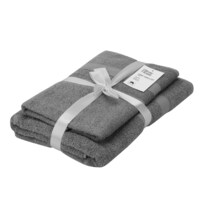Набор полотенец махровых ARDESTO Splendid 50х90см, 70х140см, 2шт, серый (ART2359GR) 