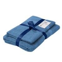 Набор полотенец махровых ARDESTO Splendid 50х90см, 70х140см, 2шт, голубой (ART2359BL) 