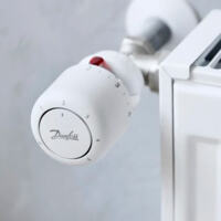 Термостатичний елемент Danfoss Aero, білий (015G4594)