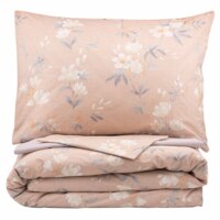 Комплект постільної білизни ARDESTO Gloria, двоспальний євро, сатин, магнолія, смужки (ART2022MB)