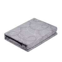 Комплект постельного белья ARDESTO Gloria, полутораспальный евро, сатин, геометрия, серо-синий (ART1622PB)