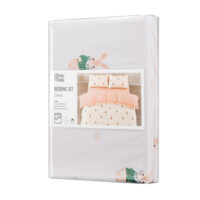 Комплект постільної білизни ARDESTO Gloria, двоспальний євро, сатин, кролики, бежевий (ART2022BR)