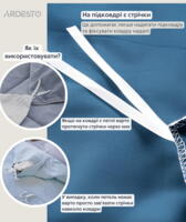 Комплект постельного белья ARDESTO Gloria, двуспальный евро, сатин, веселые котики, серый (ART2022FC)