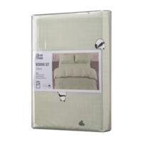 Комплект постільної білизни ARDESTO Gloria, півтораспальний євро, сатин, зелений (ART1622PS)