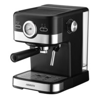 Кофеварка ARDESTO Steel Collection рожковая 1.5л, черно-серебристый (YCM-E16B) 