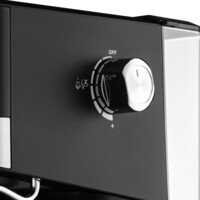 Кофеварка ARDESTO Steel Collection 1.5л, рожковая, черно-серебристый (YCM-E1700)