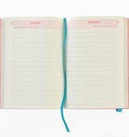 Недатований щоденник а5 Leo Planner Anderia 320 стор Рожевий з бірюзовим (251903)