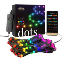 Гірлянда Smart LED Twinkly Dots Lights, 20м, кабель чорний (TWD400STP-BEU) 