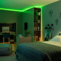 Гірлянда Smart LED Twinkly Dots Lights, 20м, кабель чорний (TWD400STP-BEU)