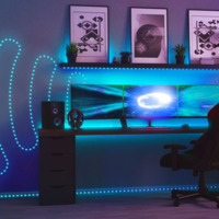 Гірлянда Smart LED Twinkly Dots Lights, 20м, кабель чорний (TWD400STP-BEU)