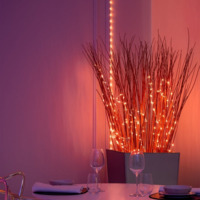Гірлянда Smart LED Twinkly Dots Lights, 20м, кабель чорний (TWD400STP-BEU)