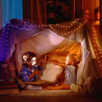 Гірлянда Smart LED Twinkly Dots Lights, 20м, кабель чорний (TWD400STP-BEU)