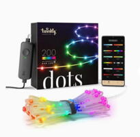 Гірлянда Smart LED Twinkly Dots Lights, 10м, кабель чорний (TWD200STP-TEU) 