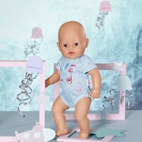 Одежда для куклы Baby Born Боди S2 голубое (830130-2)