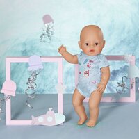 Одежда для куклы Baby Born Боди S2 голубое (830130-2)