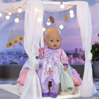 Одяг для ляльки Baby Born День народження комбінезон лавандовий (831090-1)