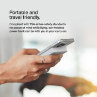 Портативний акумулятор Belkin 8000mAh MagSafe Wireless Qi2 White (BPD007BTWH)