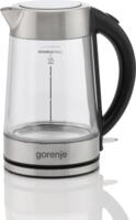 Електрочайник Gorenje, strix контроль, скло+метал 2200 Вт 1.7л (K17GDWII)