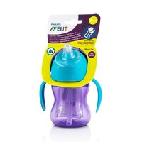 Поїльник Philips AVENT з трубочкою для дівчинки, 210 мл (SCF796/02) 