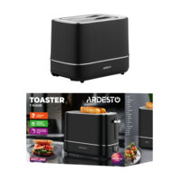 Тостер ARDESTO Timeless Elegance, чорний (T-F450B)
