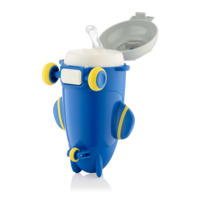 Бутылка для воды ARDESTO Plane 550мл, пластик, синий (AR2255RB)