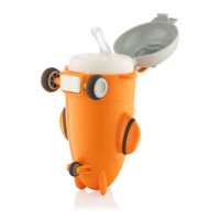 Бутылка для воды ARDESTO Plane 550мл, пластик, оранжевый (AR2255RO)