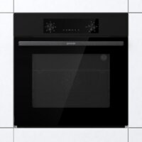 Духовой шкаф Gorenje электрический, 61л, A+, дисплей, конвекция, черный (BO6635E01B)