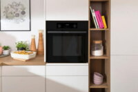 Духовой шкаф Gorenje электрический, 61л, A+, дисплей, конвекция, черный (BO6635E01B)