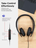 Гарнітура Lenovo Wired ANC Headset Gen 2 Teams (4XD1M45627)