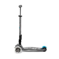Самокат MICRO серії Maxi Deluxe LED Вулканічний сірий