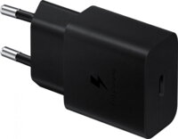 Зарядний пристрій мережевий Samsung 15Вт USB-С, чорний (EP-T1510NBEGEU)