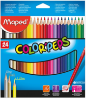Карандаши цветные Maped Color Peps Classic 24 цветов (MP.183224) 